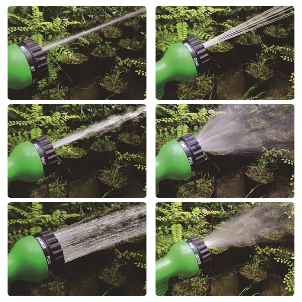 Tuyau d'eau télescopique, tuyau d'eau de jardin, pistolet à eau haute pression, tuyau d'eau de lavage de voiture de jardin