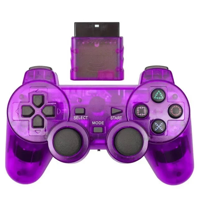 Hot Sale Wireless Gamepad for PS2 Controller for Playstation 2 Console Joystick 2.4G Double Vibration Shock Joypad USB PC Game