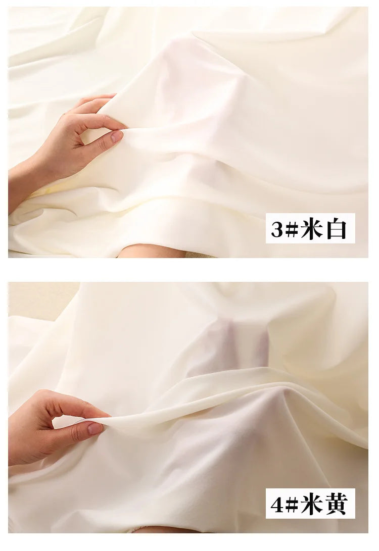 Tissu de doublure élastique doux et respirant de 150x50cm/500cm pour doublure de robe, doublure de vêtement de protection solaire pour chemise de base, tissu DIY fait à la main