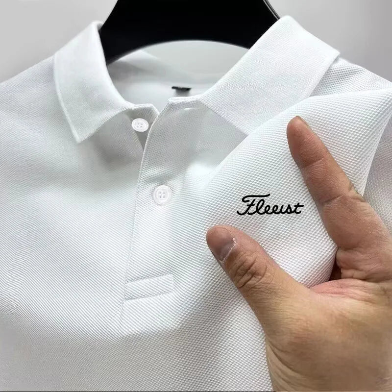 Herren Freizeit Polohemd Kurzarm, Oberteil bedruckt mit Street Letters, Hohe Qualität, Business, Sommer, Neu, S-4XL, 2026