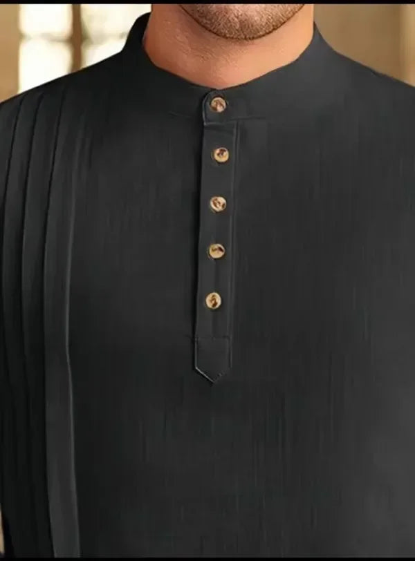 Chemise musulmane ample en coton pour homme du Moyen-Orient, arabe, malaisien, nouveauté 2025