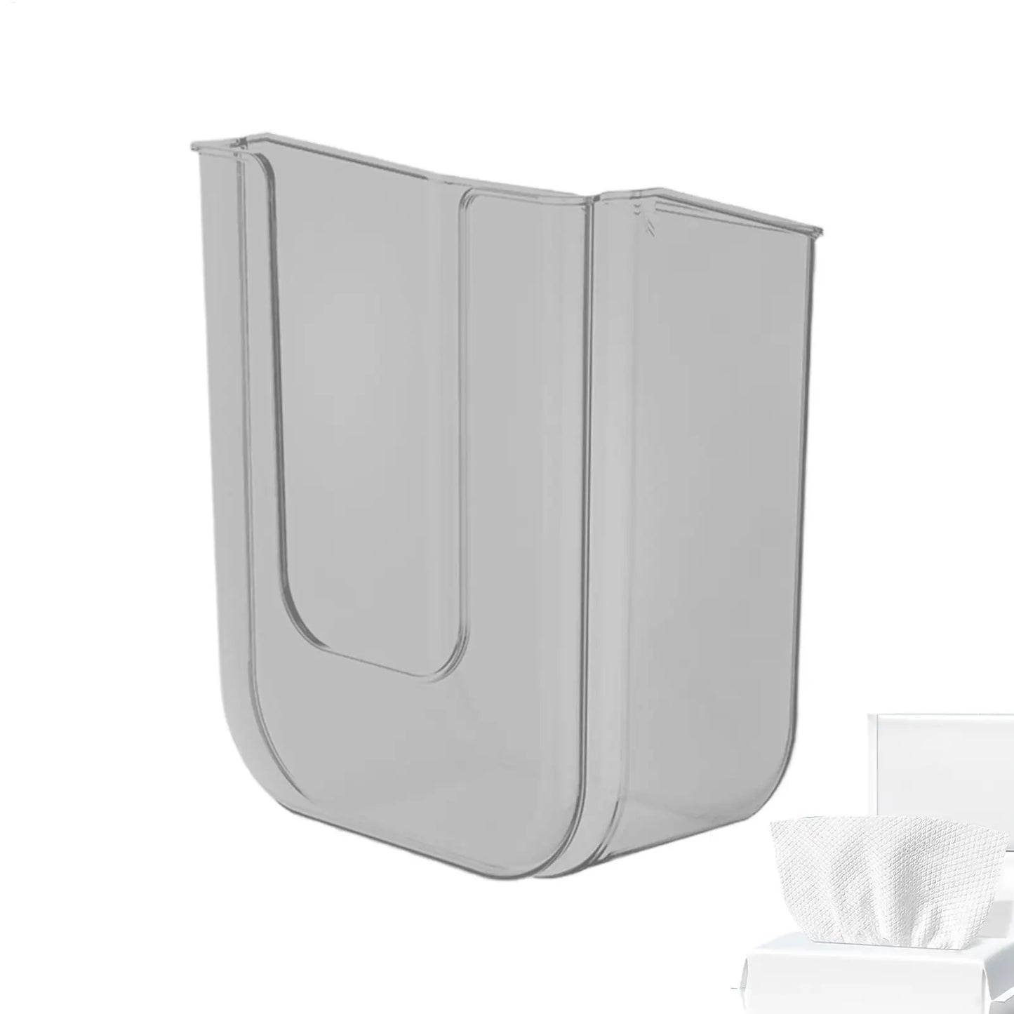 Stanzfreie Toilettenpapierhalter-Box, Feuchttücherbox, Wandhalterung für Feuchttücher, Taschentuch-Organizer, selbstklebender Papierhandtuchspender
