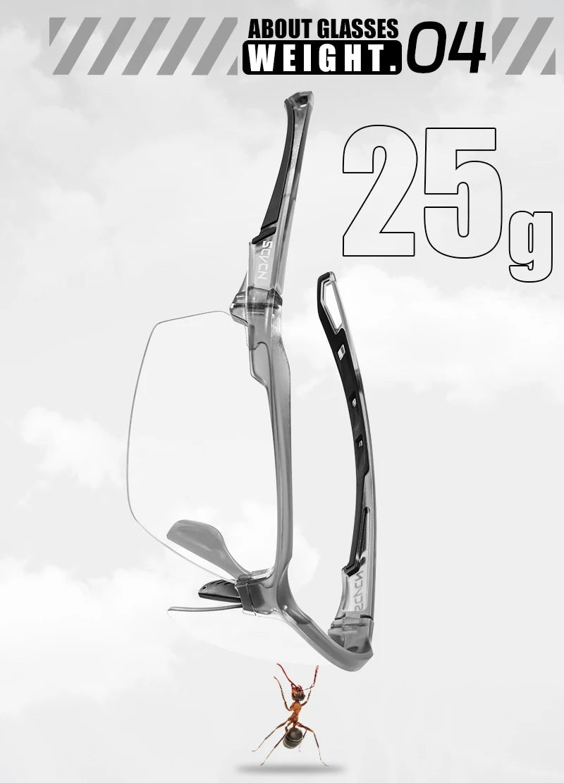 SCVCN Lunettes de soleil photochromiques Cyclisme Vélo VTT Randonnée Golf UV400 Lunettes de sport pour hommes femmes Baseball