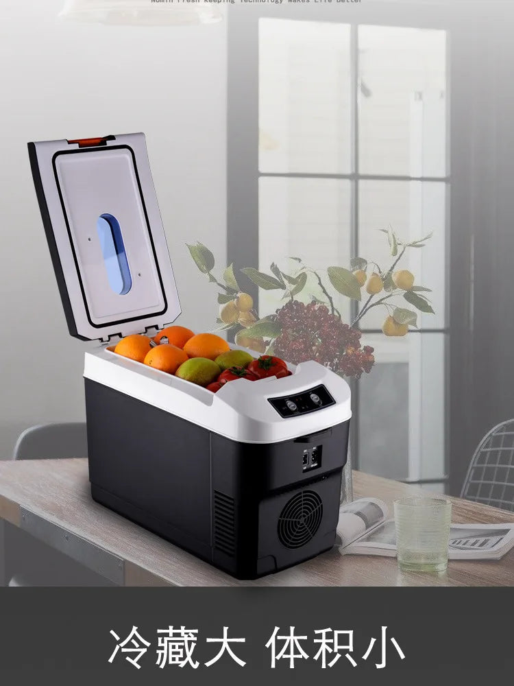 Durable  12/24V  Car Refrigerator 10L Camping Refrigerator Car Travel Cooler Warmer for Driving
