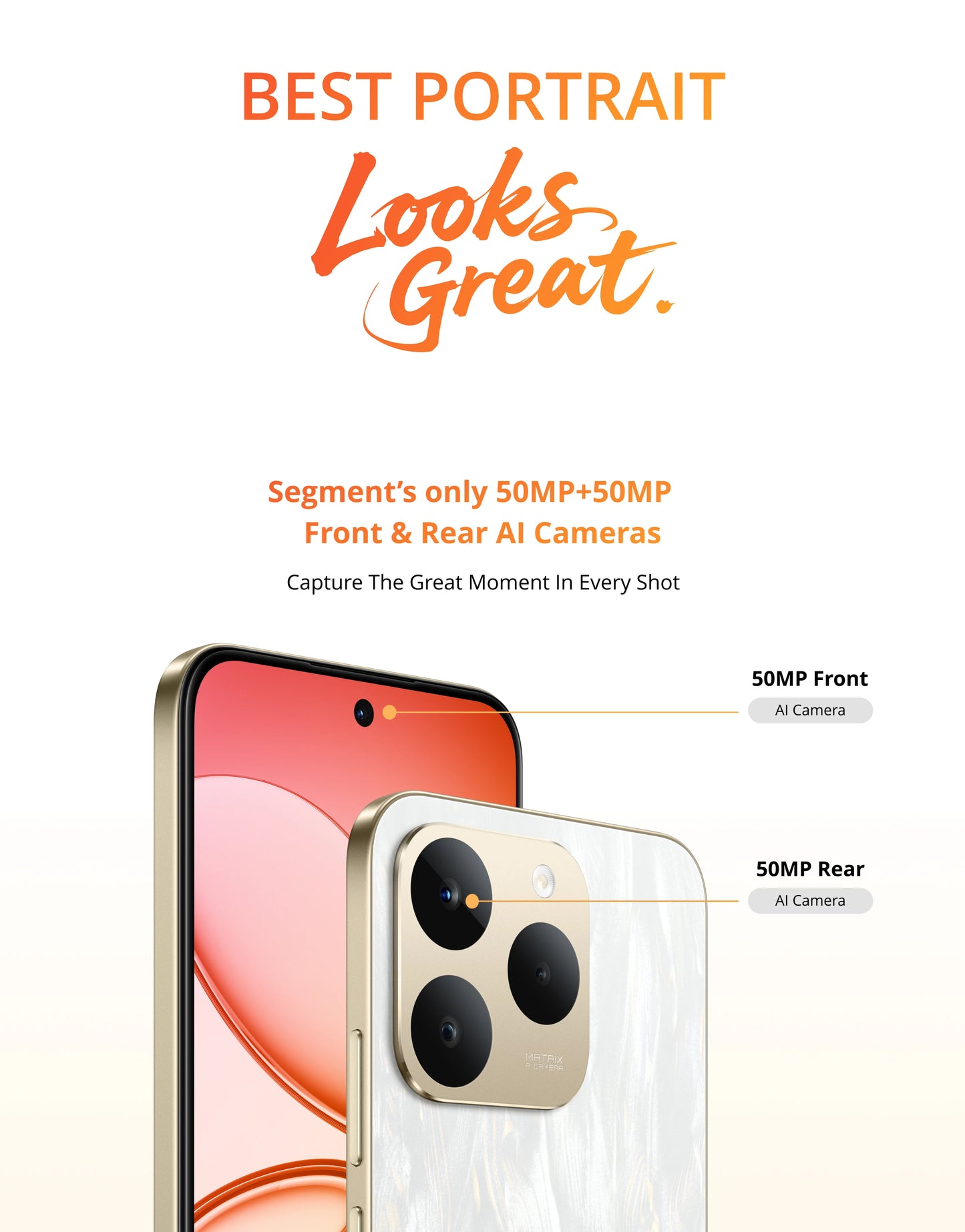 realme 15T 5G Smartphone NFC Dimensity 6400 Max Chipsatz Zwei 50MP Kameras 6.57" 120Hz AMOLED Display 7000mAh Akku 60W Ladung