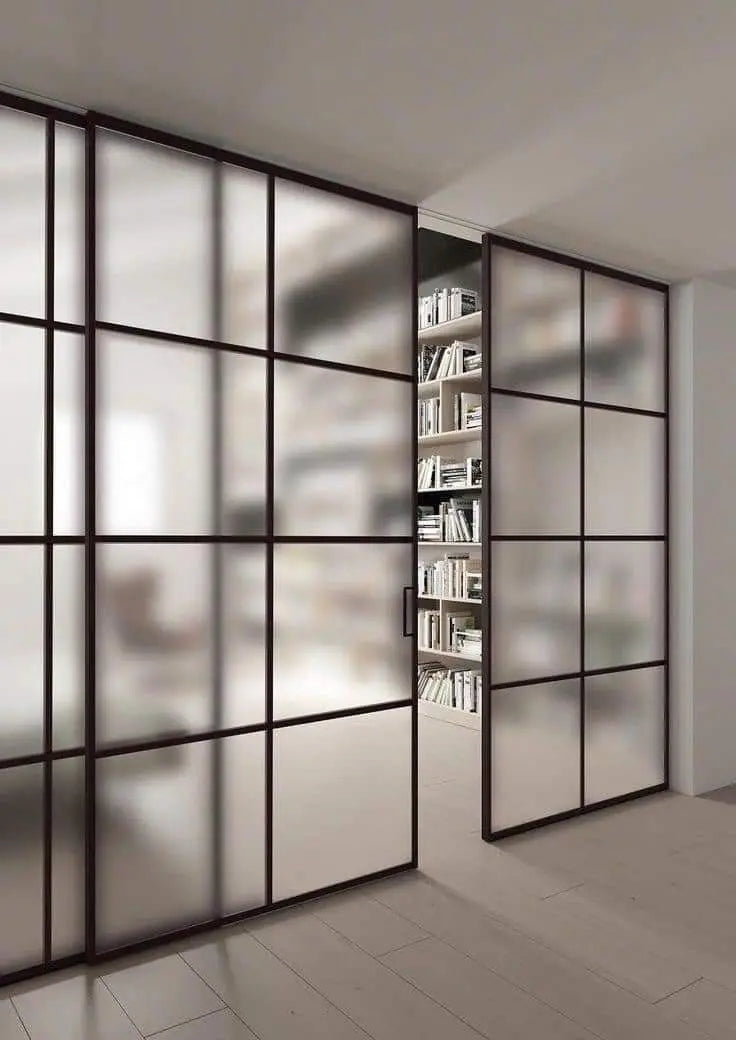 DN 2,0 mm moderne Schiebetür aus Aluminium, hochbelastbar, mit gehärtetem Glas, schalldicht und energiesparend, wasserdichte Terrassentüren