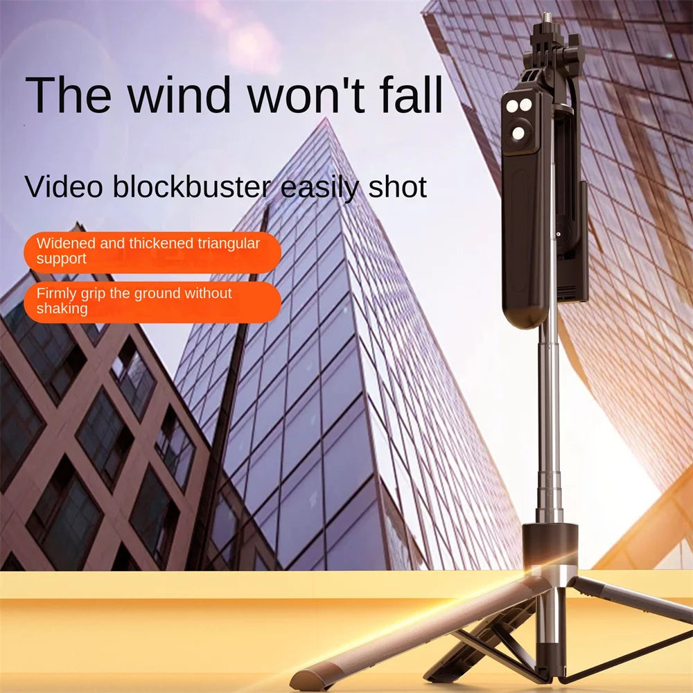 MEUYAG 170cm 360 ° rotation Selfie Stick with Wireless Bluetooth Extended Tripod with Remote Shutter for smartphone Android ios