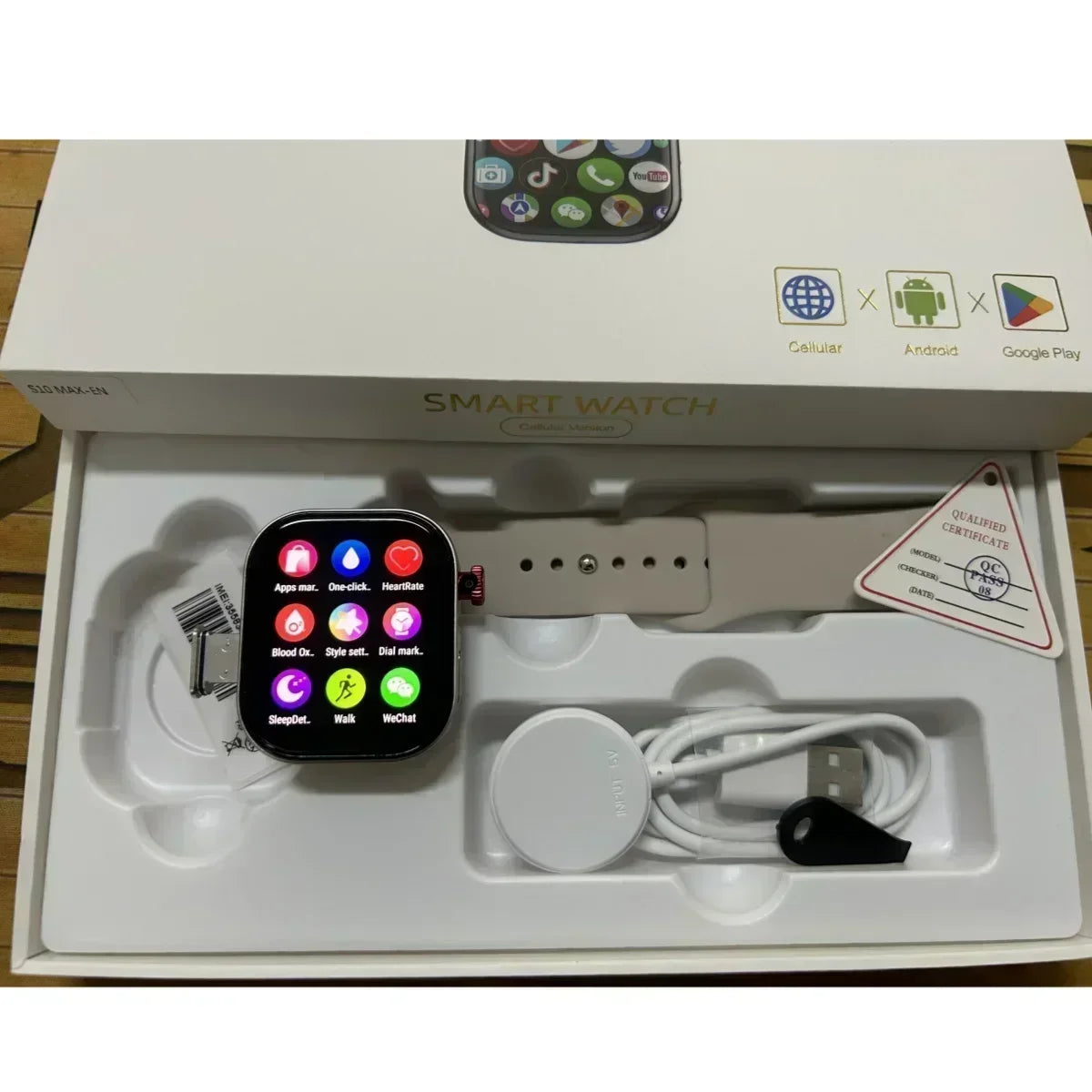 La smartwatch Android 4G VP99 dispose d'une caméra rotative à 180°, d'un emplacement pour carte SIM, du suivi GPS, de la connectivité WiFi, d'un espace de stockage de lecture et de la voix IA.