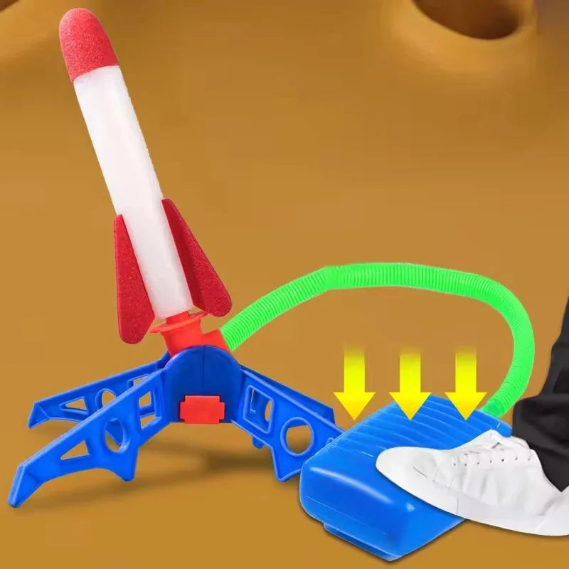 Fusée extérieure pour enfants, pompe à pied, costume de fusée planante à air comprimé, jeu de lanceur de fusée à air comprimé, cadeaux jouets pour enfants