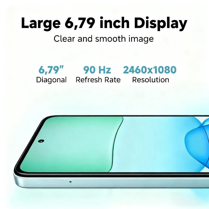 Smartphone Redmi 13 5G, écran FHD+ 120Hz de 6,79 pouces, appareil photo 108MP, batterie 5030mAh, charge rapide 33W