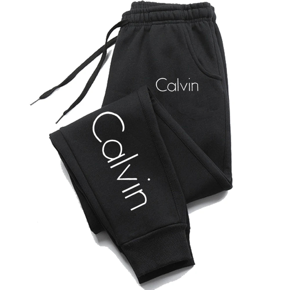 Lässige Bedruckte Sport-Laufhose Herren Damen Herbst Kordelzug Lange Hose Fitness Unifarben Sweatpants Unisex Gymwear