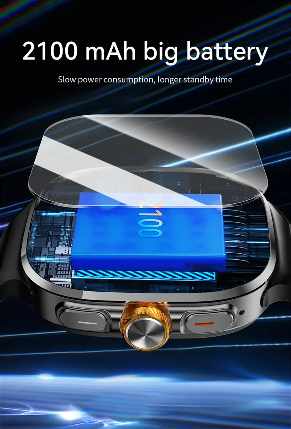 Montre intelligente 5G/4G réseau complet, écran HD 2,4 pouces, appel vidéo, 16 Go+256 Go de RAM, 2100 mAh, Google Play, WIFI, GPS, carte SIM