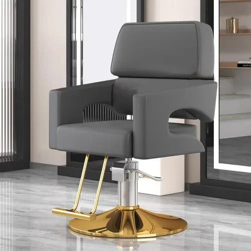 Chaise de Salon de Luxe Lifter, Protecteur en Métal, Dossier, Chaise de Barbier Pivotante, Fauteuil Confortable Nordique, Cadeira De Cabeleireiro, Mobilier de Salon