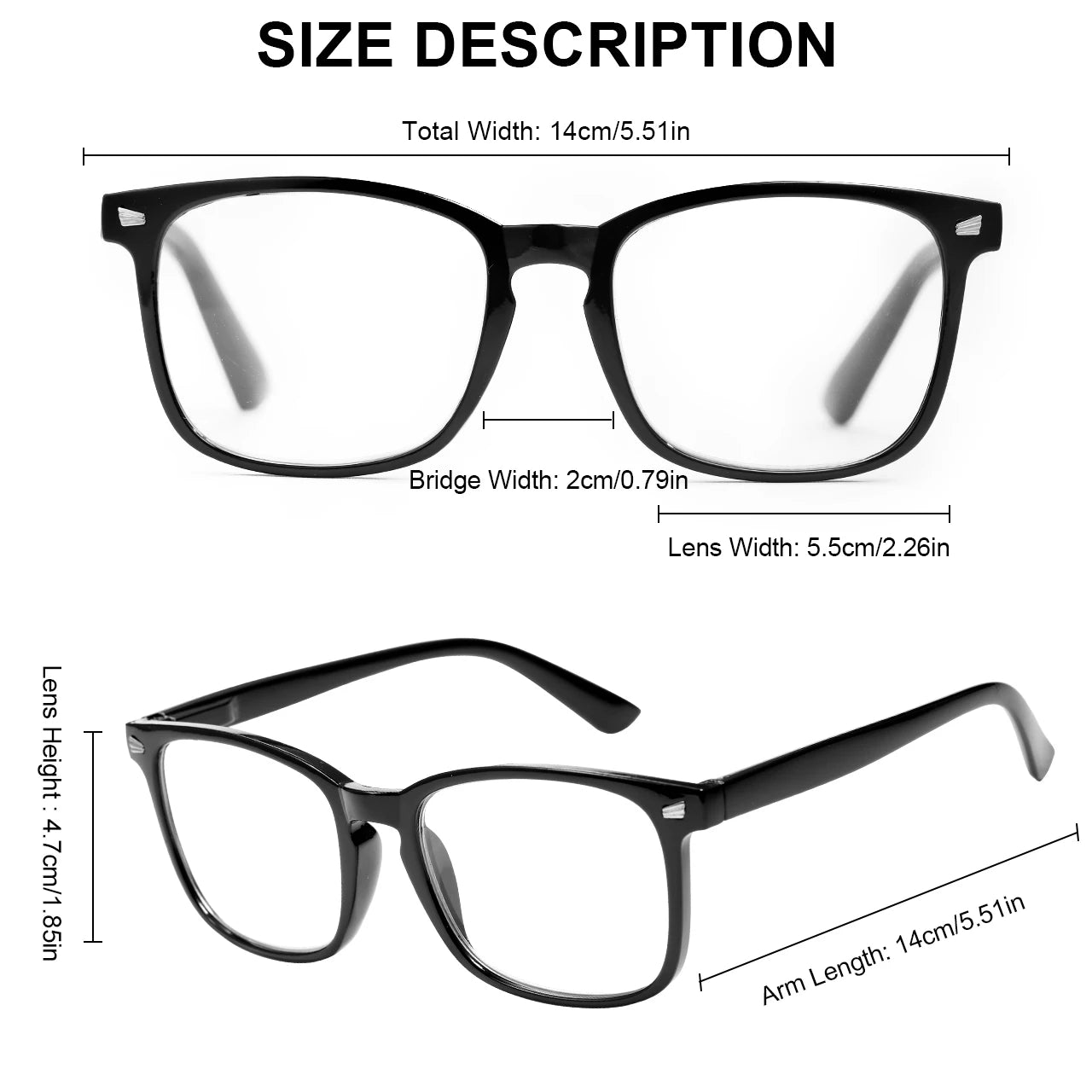 1/3PCS  Auto-Focus Reading Glasses, Lightweight PC Frame, Unisex Design | Ideal for Computer Use & Perfect Gift Choice
