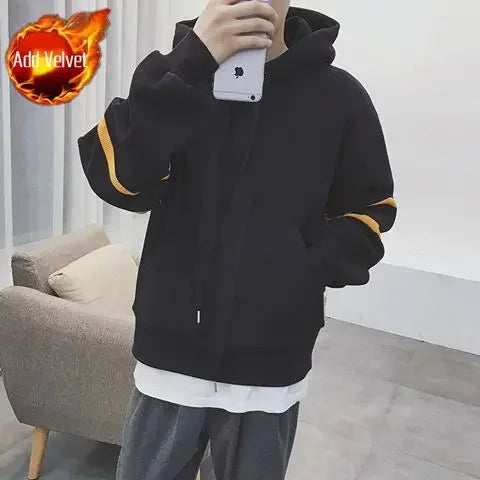 Herren-Sweatshirts Locker Warm Winter Männer Hoodies Willkommensangebot Luxus-Sweatshirt Baumwolle Schlicht Neu Designer Herbst Emo Günstig