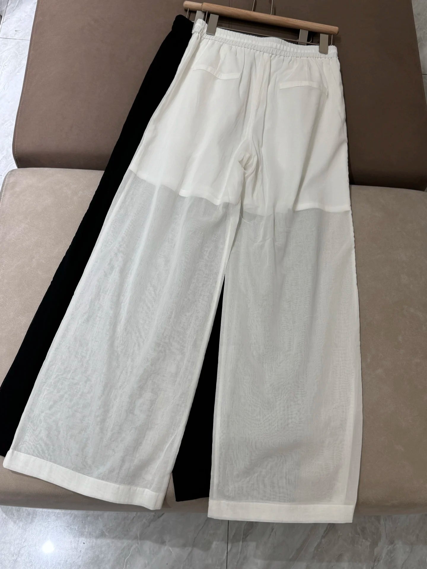 Spring Summer 2025 Women's Thin Cotton Sun Protection Suit Long Sleeve Zipper Jacket + Drawstring Straight Pants 2-Piece Set
