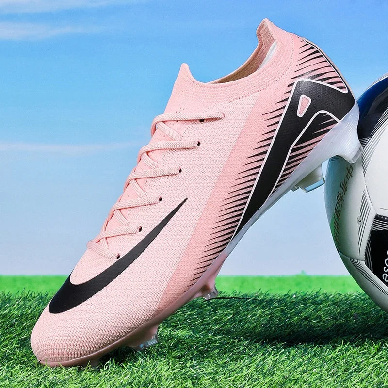 Nouvelles chaussures de football d'extérieur pour hommes Crampons de football Match Entraînement TF/FG Gazon Cheville Crampons longs Sport Haute qualité à succès