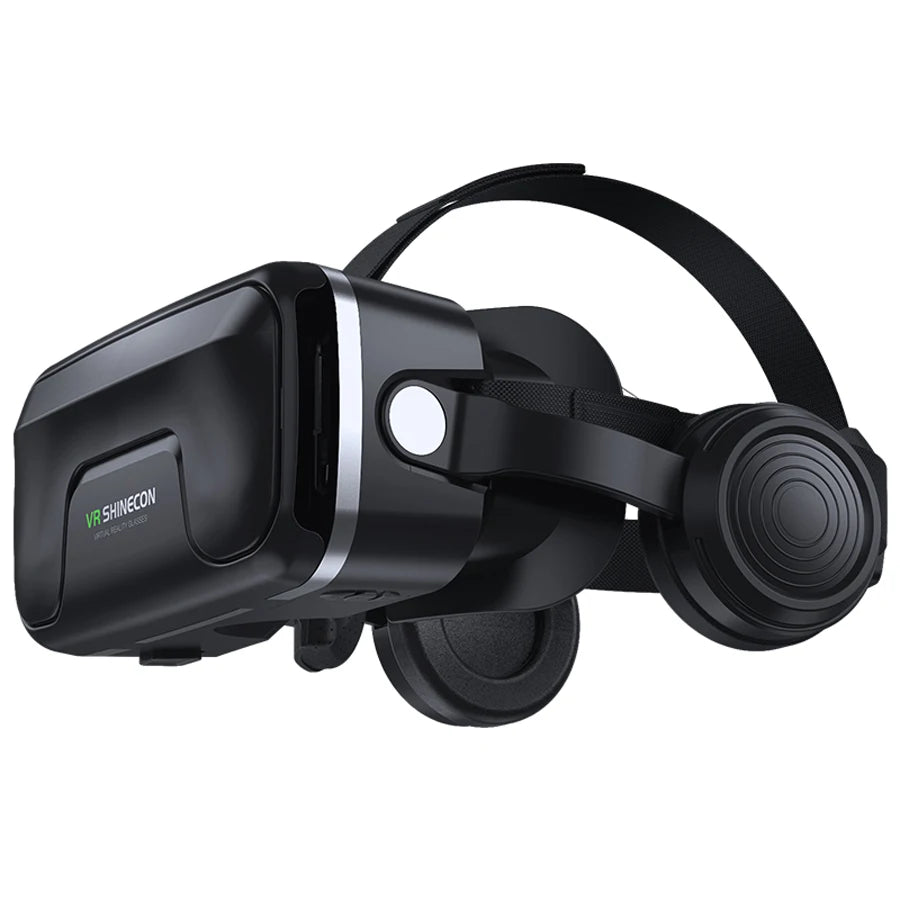 Shinecon Viar Virtual Reality VR Glasses Headset 3D Device Helmet Goggles Lenses For Smartphone Smart Phone Game Cell Mobile Set