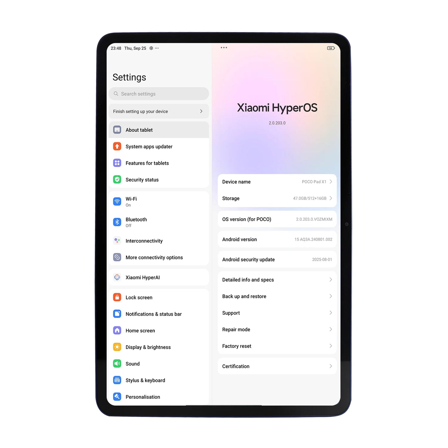 Original POCO Pad X1 Globale Version Tablets Snapdragon 7+ Gen 3 11,2'' 3,2K 144Hz Display 13MP 8850mAh 45W Turbo Charging