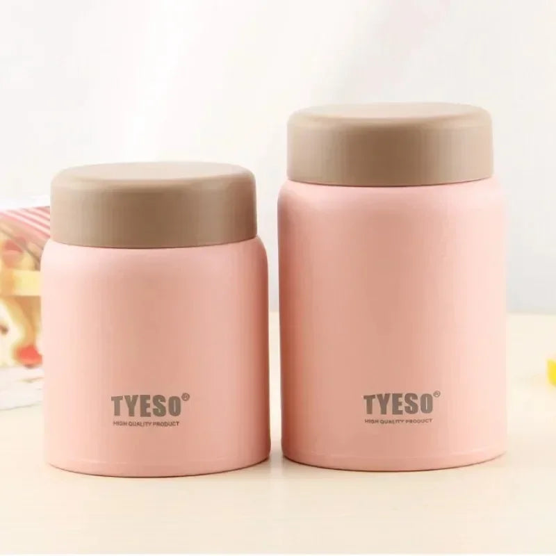 Tasse à soupe isotherme 220/280 ml, mini-tasse thermique en acier inoxydable 304, pour bureau, promenade en ville, pochette portable scellée
