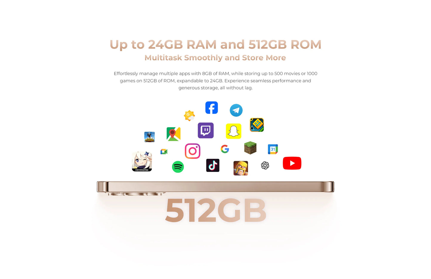 Smartphone Android OUKITEL P1 PRO, Écran FHD+ AMOLED 120Hz de 6,7 pouces, 24(8+16)Go+512Go ROM, Téléphone Portable Double SIM 4G, Batterie 5150mAh