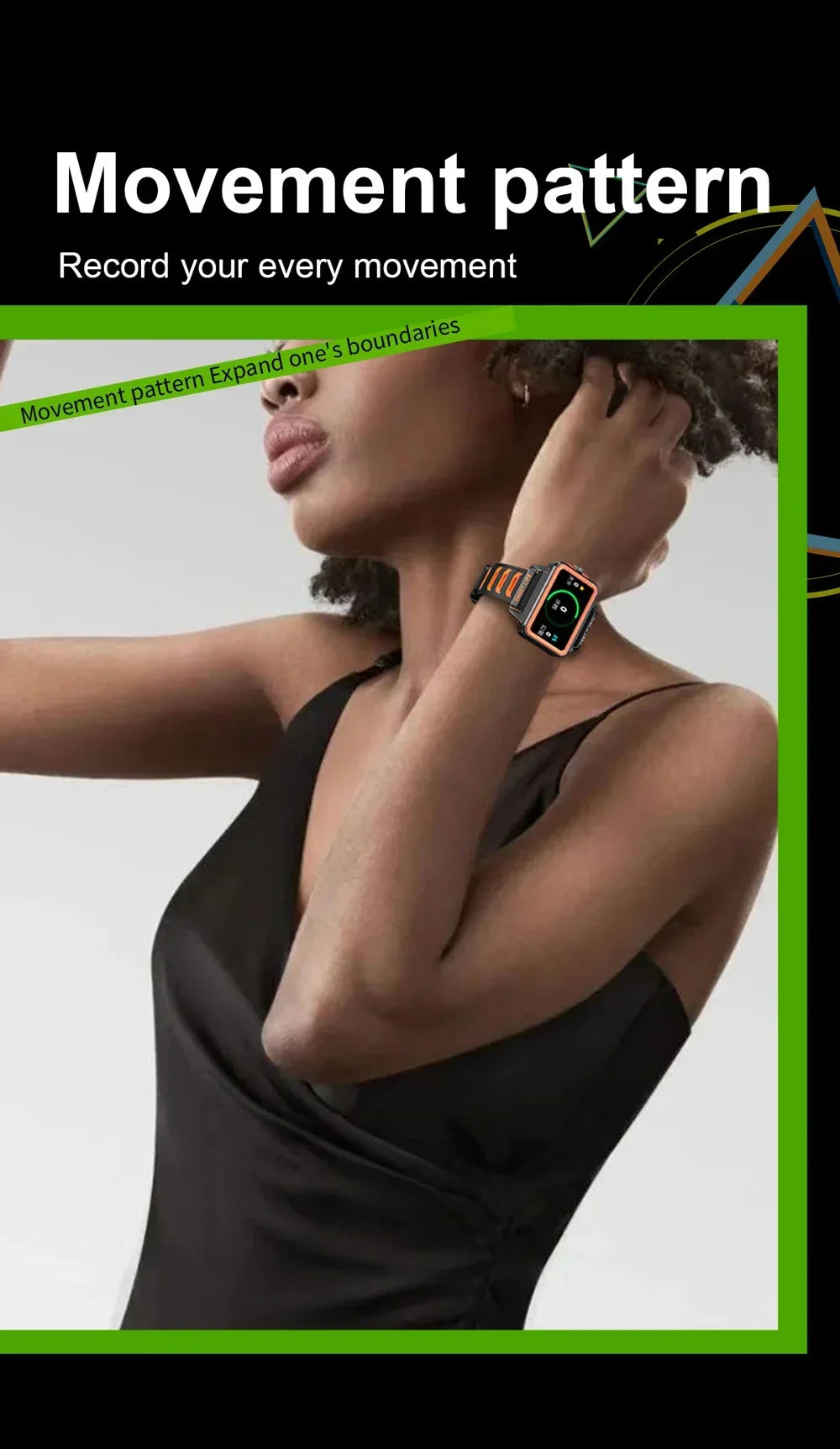 Hip-Hop-Fashion-Persönlichkeit Smartwatch 1,57 Zoll HD-Bildschirm 24h Kontinuierliche Herzfrequenz Schlafmonitor Spiel Wasserdichte Smartwatch