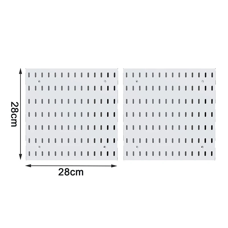 Wall Shelf Pegboard Display DIY Pegboard Kit Hole Board For Wall Panels Home Decor Hanging Shelf Decoration