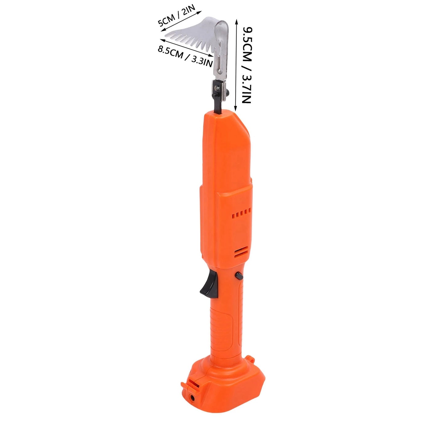 Cordless Mini Hoe Ergonomic Handle Electric Gardening Hoe 4 and 11 Teeth Head Trigger Key Start  for Greenhouse Digging