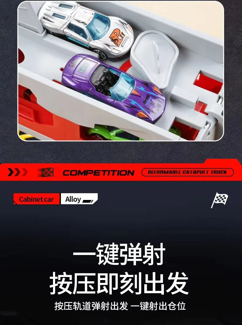 Race Track Car Ramp Toy Educational Game For Boys Children Racing Gliding Track Toys Puzzle Gliding Rail Car Park Toy