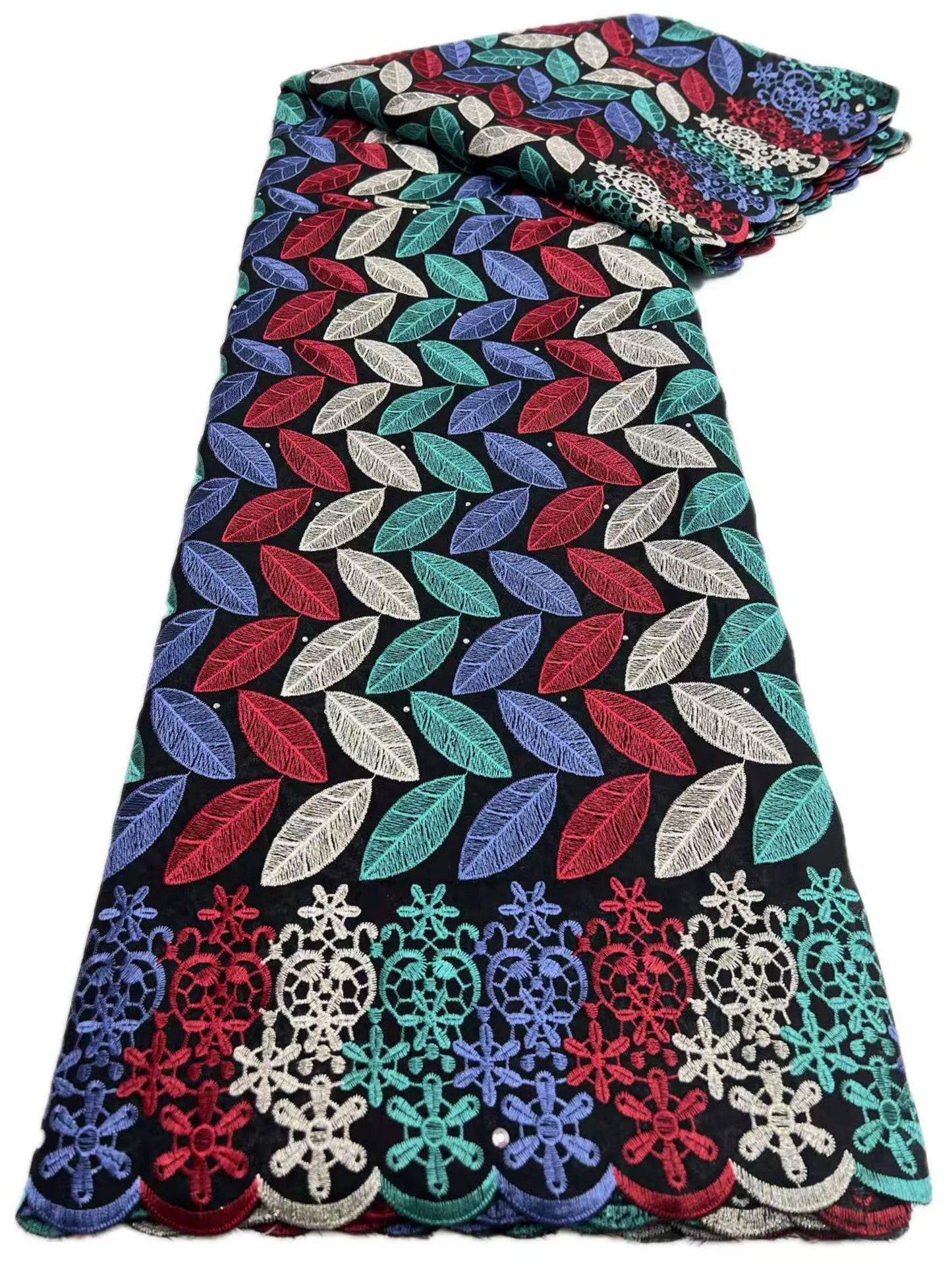 Dentelle Voile Suisse En Suisse Avec Pierres Appliquées Fleur 3D 2026 Tissu De Dentelle Africaine Super Qualité Pour Robe De Mariée En Dentelle