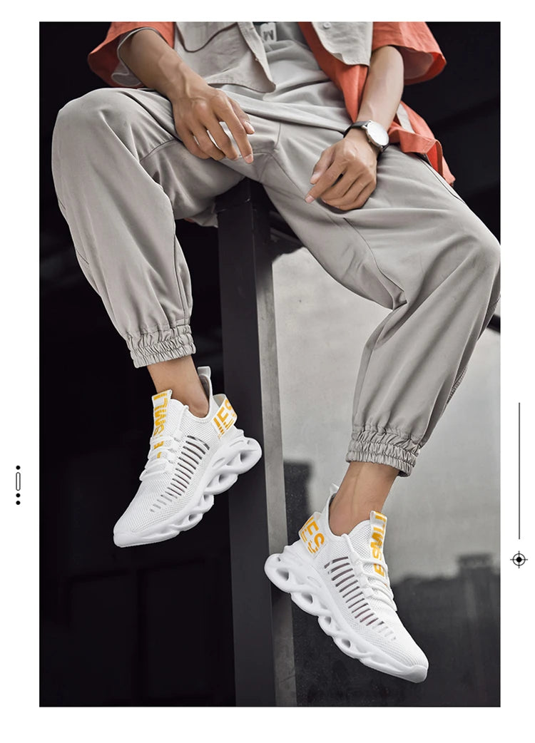 Atmungsaktive Freizeit-Sportschuhe für Frühling und Sommer, leichte, flache Lauf-Slipper für Damen und Herren