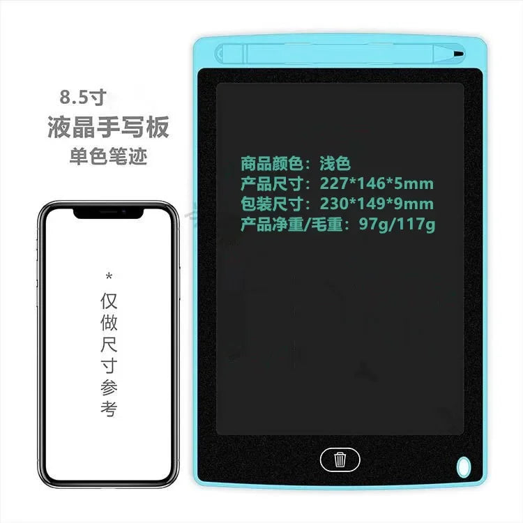 4.4/8.5 Zoll LCD Zeichenbrett Elektronisches Handschrift-Tablet für Kinder LCD Lichtenergie-Zeichenbrett Kinderspielzeug