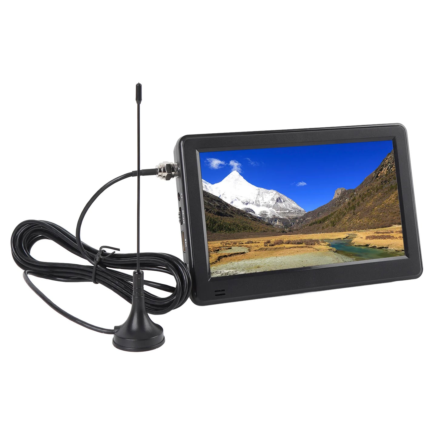 Small Digital TV 6 Inch Rechargeable Color  LED  Digital Television Radio Support High Sensitivity Tuner for Camping