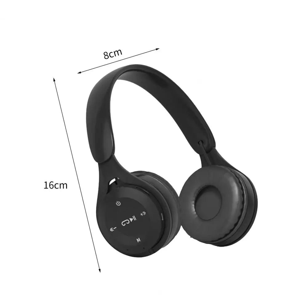 Écouteurs sans fil Bluetooth pour enfants, Casques stéréo pliables, Casques de jeu supra-auriculaires pour Android iOS