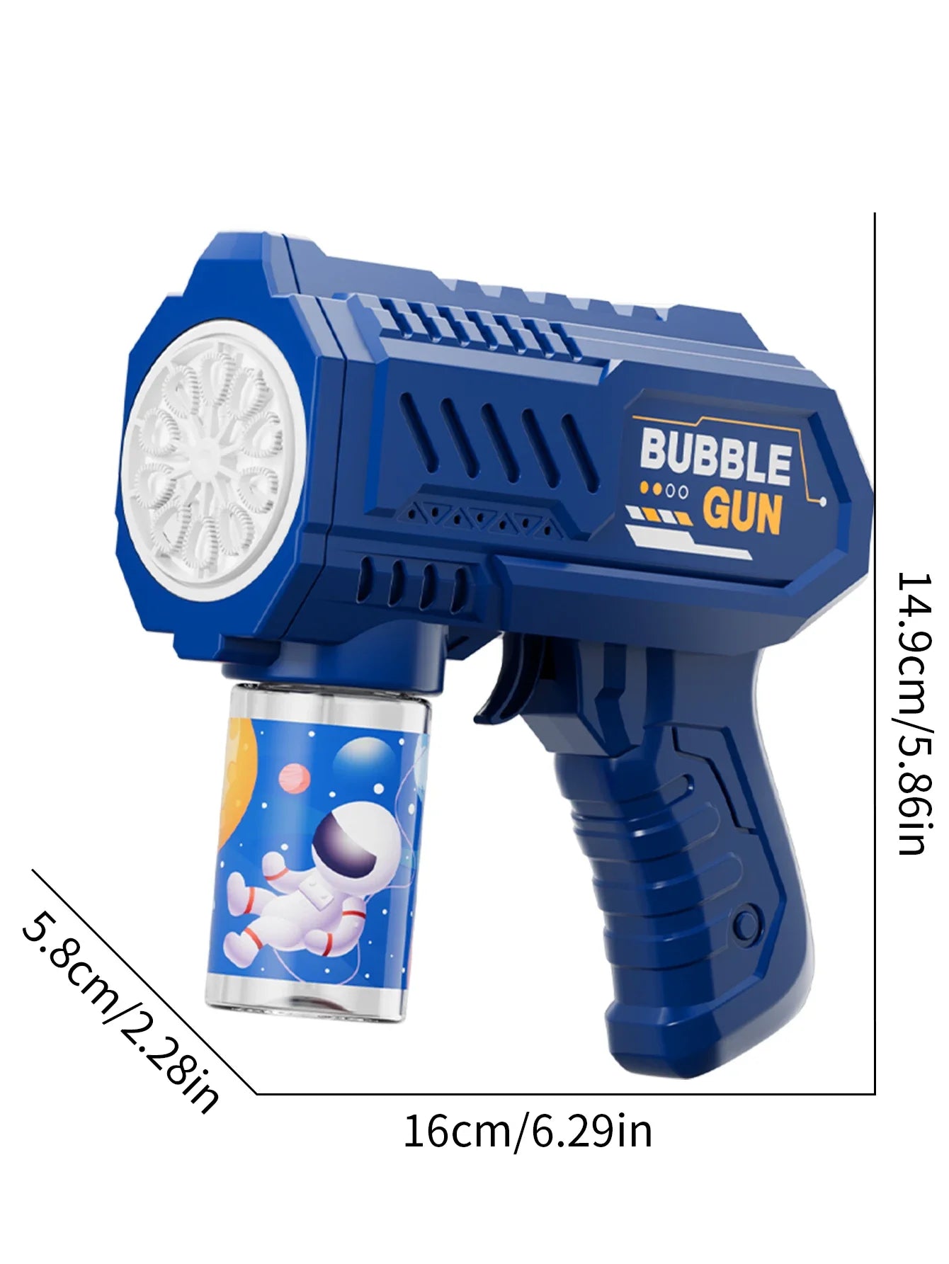 Vollautomatische Blasenpistole Raketen-Blasenmaschine Automatischer Gebläse mit Blasenflüssigkeit Spielzeug für Kinder Strand Outdoor-Blasengeschenke