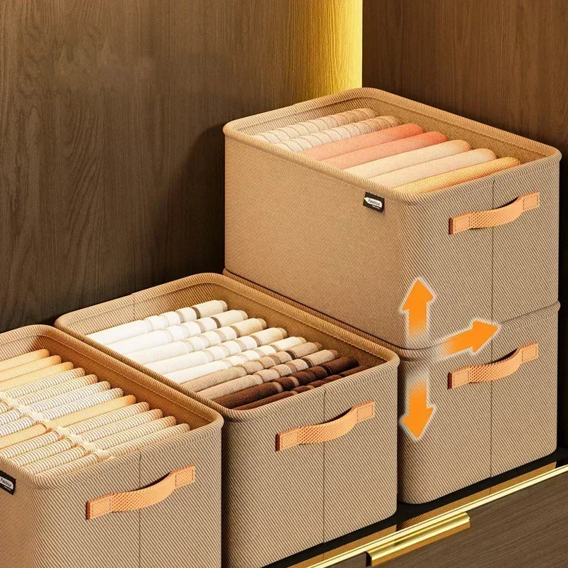 Verdicken Kleidung Organizer Hosen Pullover Aufbewahrungsschränke Schubladen Organizer Jeans Aufbewahrungsbox Kleiderschrank Kleidung Aufbewahrungsorganisatoren
