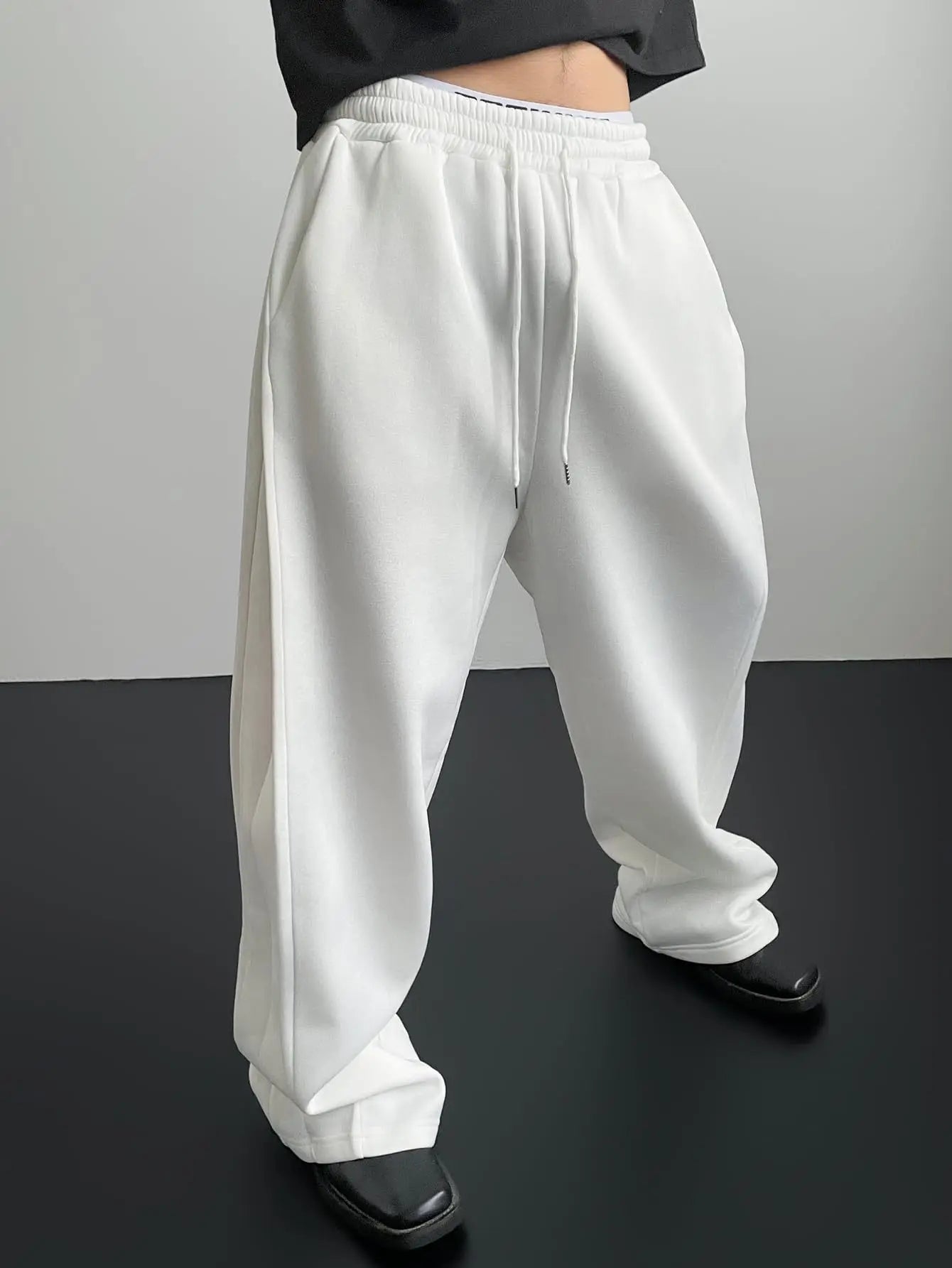 2026 NEW Spring Autumn Slim Men Pants sports casual Joggers trousers Mens Solid Color Straight Pants thin Woven Daily Sweatpants