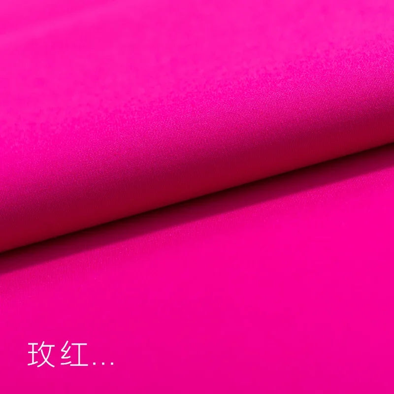 Tissu Popeline de Coton Couleur Unie Robe de Poupée Chemise Pantalon Décontracté Conception de Vêtements Tissu de Couture Matériau de Mode en Gros au Mètre