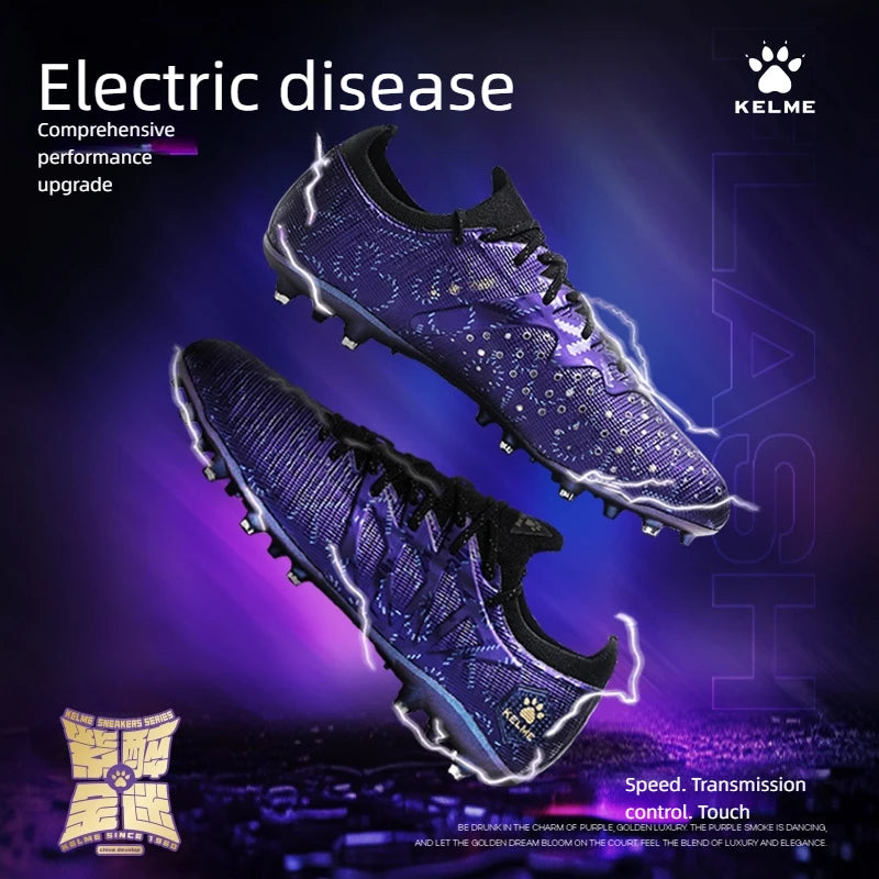 Chaussures de football KELME pour adultes, crampons courts Disease Electric 3.0 pour hommes, chaussures de football pour enfants MG, chaussures d'entraînement de match professionnelles