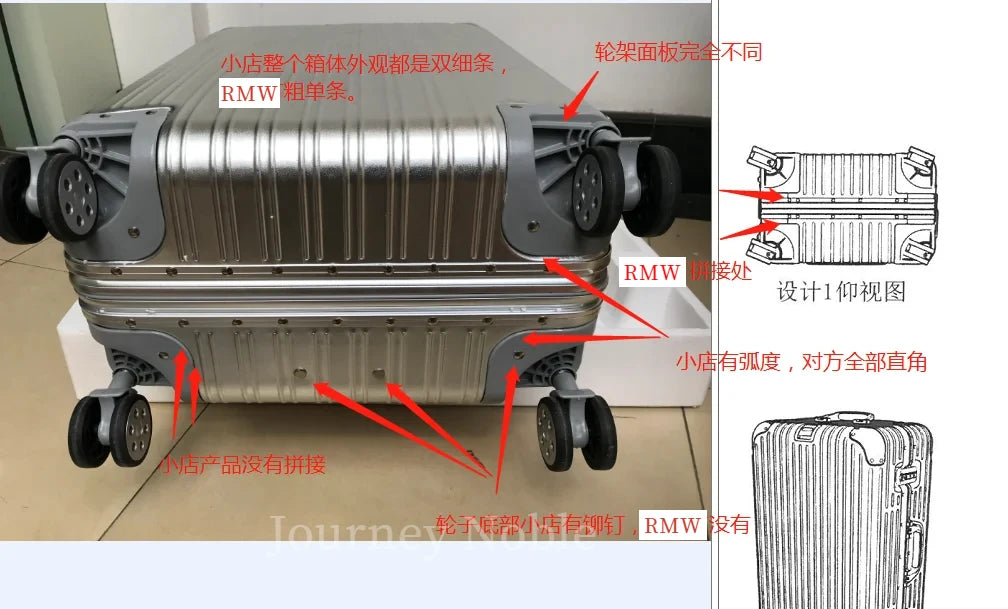 Bagage de voyage Spinner 20/24/26/29, valise de marque en alliage aluminium-magnésium de haute qualité