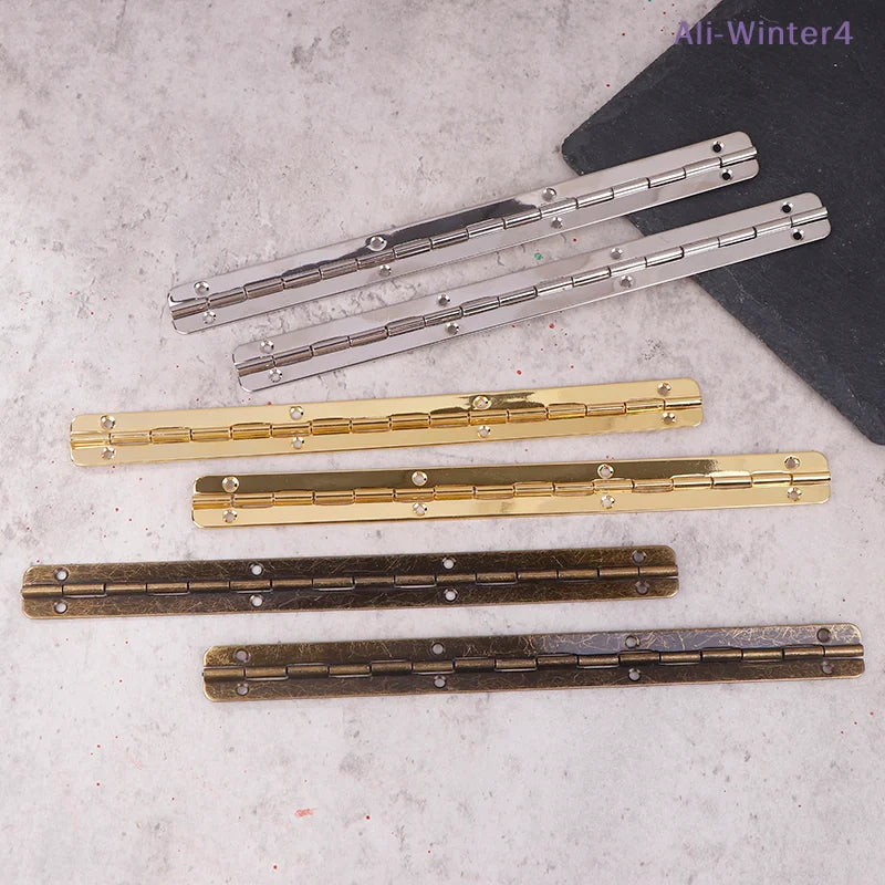 【Winter4】2 Pcs Hinge Hinges For Crafts Heavy Duty Piano Cabinet Box Long Window Iron Furniture Door And Window Hinge Long Hinge