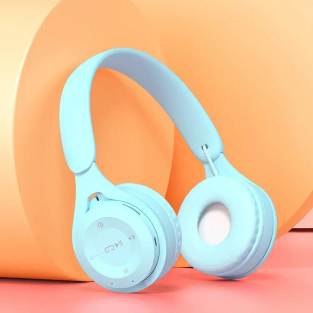 Écouteurs sans fil Bluetooth pour enfants, Casques stéréo pliables, Casques de jeu supra-auriculaires pour Android iOS