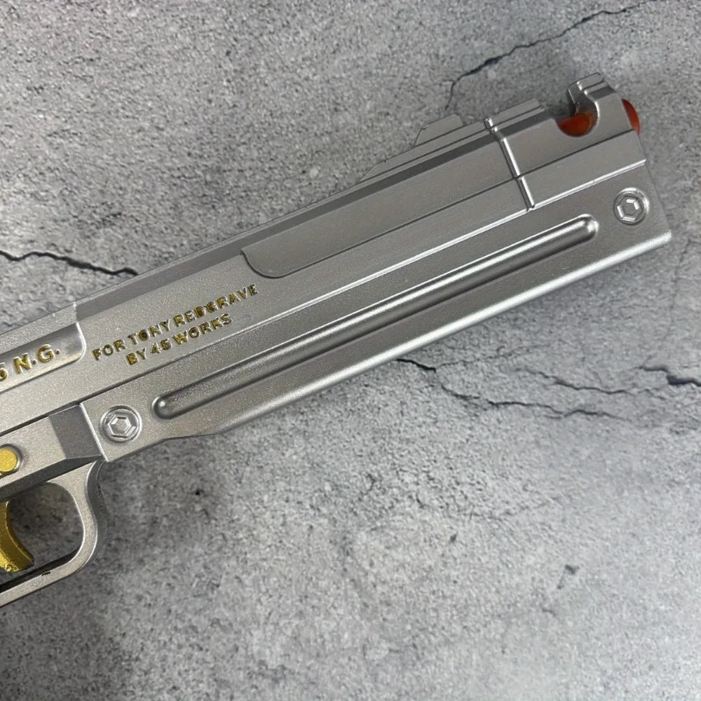 Pistolet Dante PU de 15 pouces Devil May Cry 4 Ebony Ivory Accessoire de Cosplay Anime DMC Pistolet Réel Katana Japonais Pistolet Jouet Cadeau Original