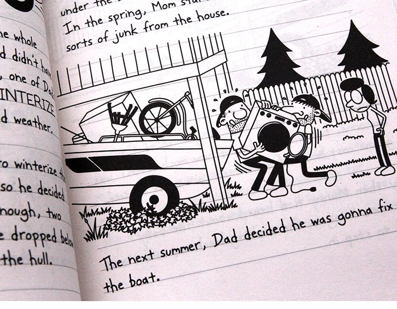 Journal d'un dégonflé 9 : Un long voyage. Livres pour enfants de 8, 9, 10, 11 et 12 ans. Humour, bandes dessinées et romans graphiques 9781419717604