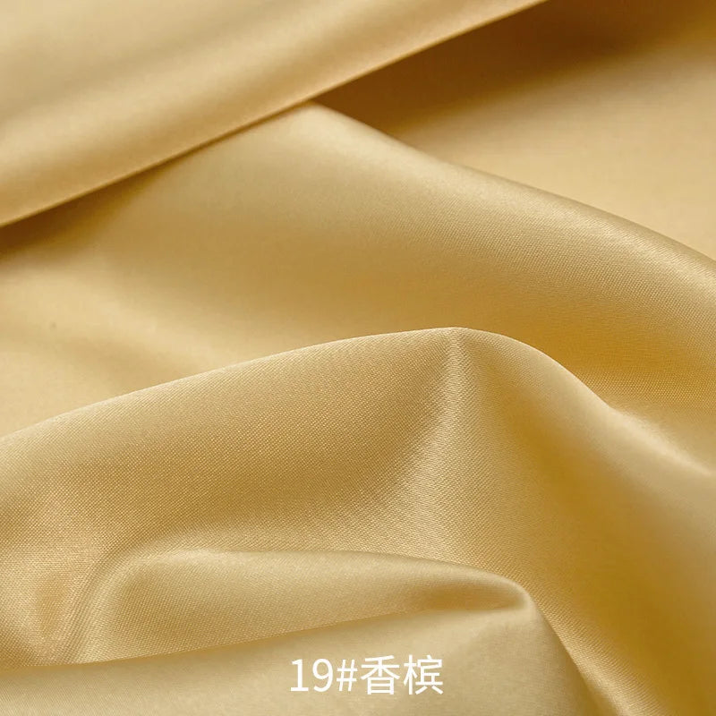 0.5m/1m/5m Satin Lining Fabric For Sewing Dress Lining,Pajamas,Decoration Cloth Tablecloth Decorative Fabric Handmade DIY Fabric