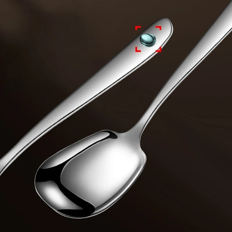 1PC Public Serving Spoon Stainless Steel Serving Spoon Large Spoon Commercial Hotel Restaurant Household Tableware