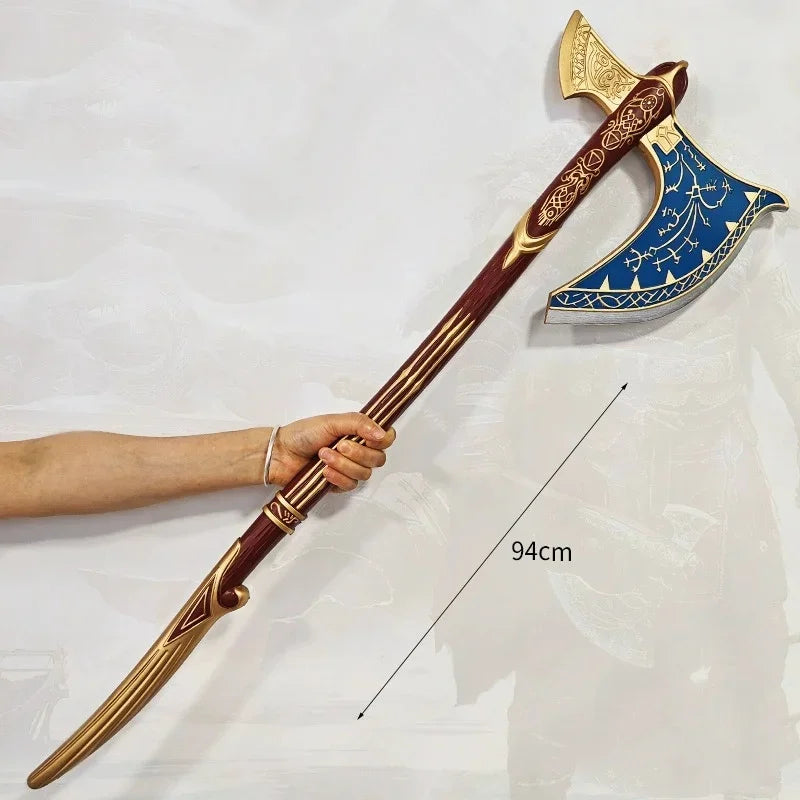 92cm Hache de Kratos Katana Athéna Lame du Léviathan Épée du Chaos God of War 4 Accessoire de Cosplay Taille Réelle Katana Japonais Sabre de Samouraï