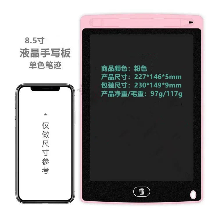 4.4/8.5 Zoll LCD Zeichenbrett Elektronisches Handschrift-Tablet für Kinder LCD Lichtenergie-Zeichenbrett Kinderspielzeug