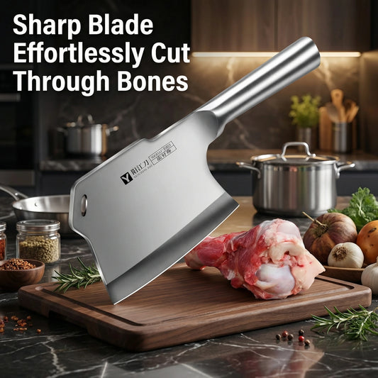 Premium Kitchen knife High Grade Thickened Bone Cleaver Knife High Carbon Stainless Steel Butcher Axe New Type Kitchen Knife