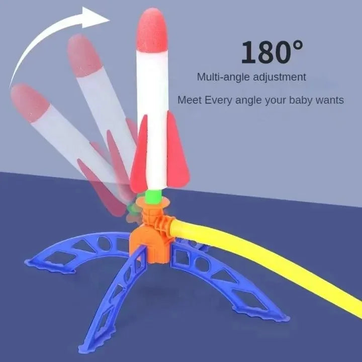 Fusée extérieure pour enfants, pompe à pied, costume de fusée planante à air comprimé, jeu de lanceur de fusée à air comprimé, cadeaux jouets pour enfants